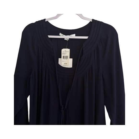 Diane Von Furstenberg New Parlian Navy Shift Dress Size 10 - Picture 4 of 5